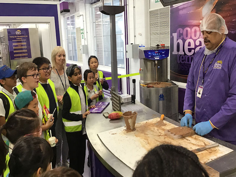 Year 5 visit Cadbury World